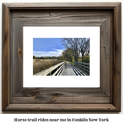 horse trail rides near me in Conklin, New York